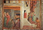 Benozzo Gozzoli The Birth of St.Francis and Homage of the Simple Man oil painting picture wholesale